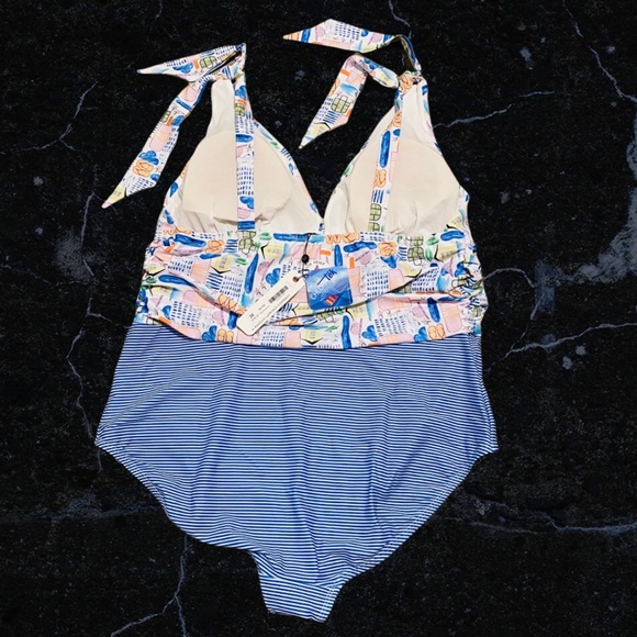 SILOETT One Piece Swimsuit SportUV UPF 30+ Size 26 - Picture 8 of 12